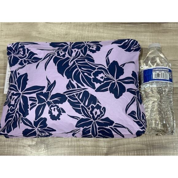 NWT Aloha Collection Mid Tutu INV Lilac/Navy Travel/Cosmetic/Utility Pouch - Picture 2 of 11